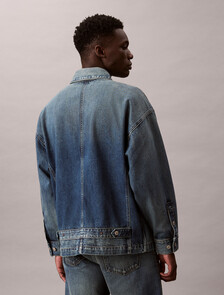 Denim Relaxed Field Jacket, GOLD COAST SUNSET, hi-res