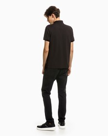 SPLASH MONOGRAM POLO, Ck Black, hi-res