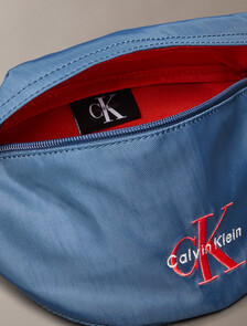Nylon Monogram Logo Waistpack, Moonlit Ocean, hi-res