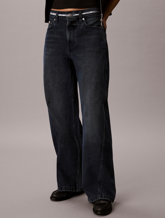 Twisted Low Rise Baggy Jeans