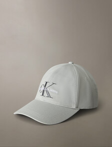 Monogram Baseball Cap, Mirage Gray, hi-res