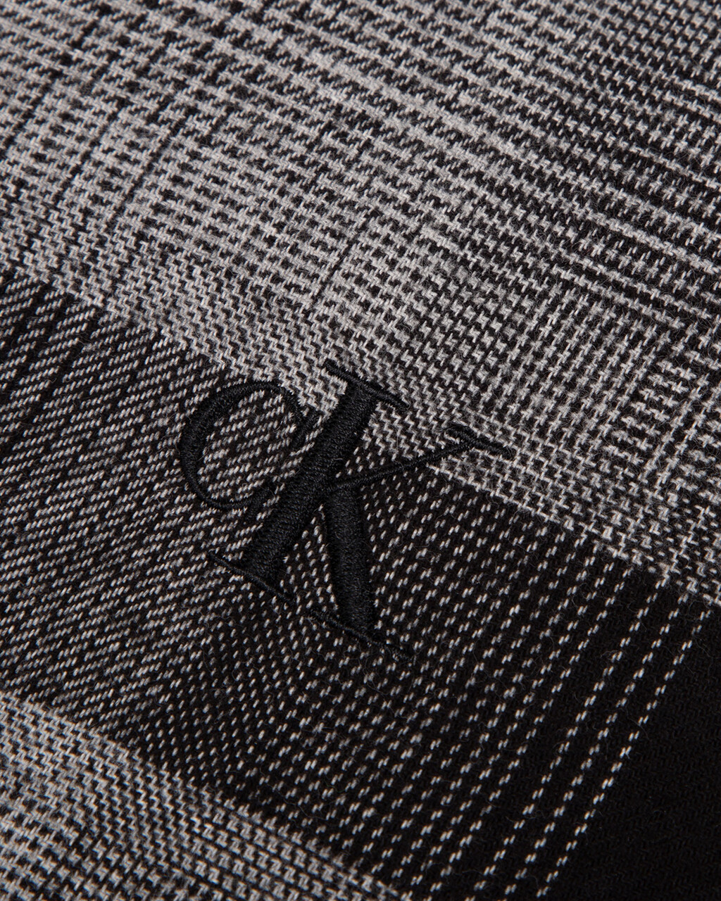 Long Sleeve Button Down Shirt, GRADIENT CHECK_GREY HEATHER, hi-res