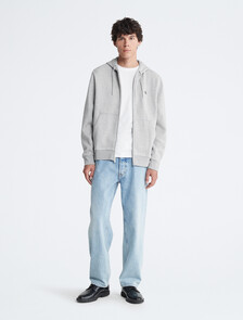 Archive Logo Zip Fleece Hoodie, Heroic Grey Heather, hi-res