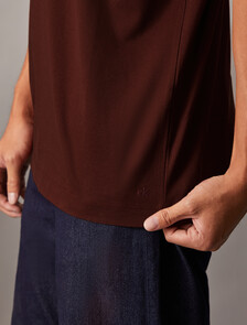 The Calvin Double Mercerized Tee, Rusted Root, hi-res