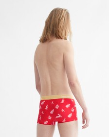 All Over Print Low Rise Trunks, LNY RABBIT PRINT+FLAME SCARLET, hi-res