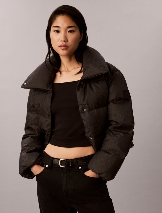 All-Over Logo Down Puffer Jacket