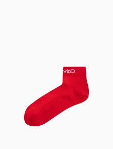 Monogram Cushion Low Cut Sock 2 Pack, RED ASSORT, hi-res