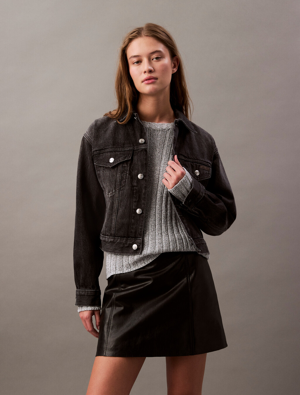 90's Denim Jacket, BLACK FOG, hi-res