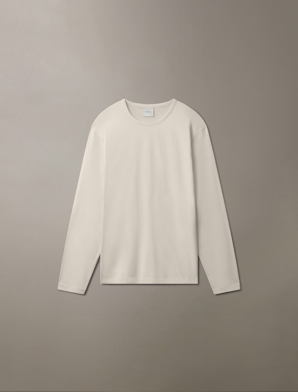 The Calvin Mercerized Tee, Vaporous Gray, hi-res