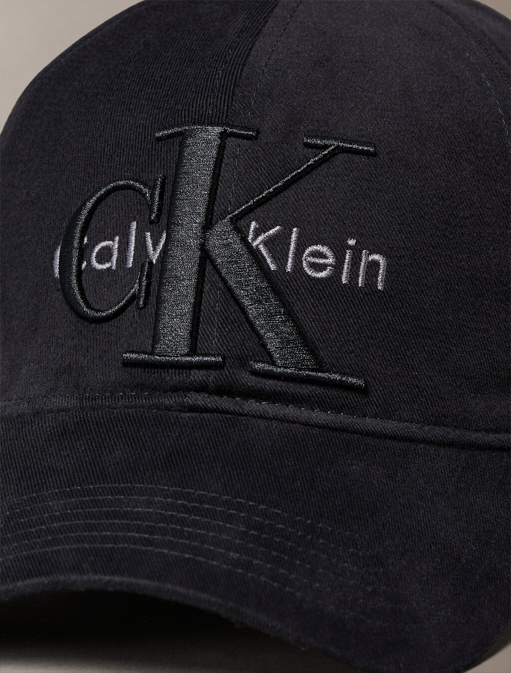 6 Panel Standard Logo Baseball Cap, Ebony, hi-res