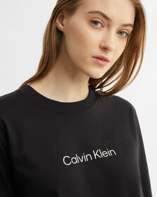 CK STANDARDS BOXY LONG SLEEVE TEE, Black Beauty, hi-res