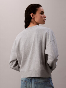 Kate Moss Terry Graphic Relaxed Sweatshirt, Heroic Grey Heather, hi-res