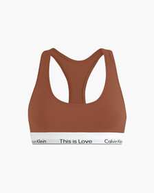 Modern Cotton Unlined Bralette, Aztec, hi-res