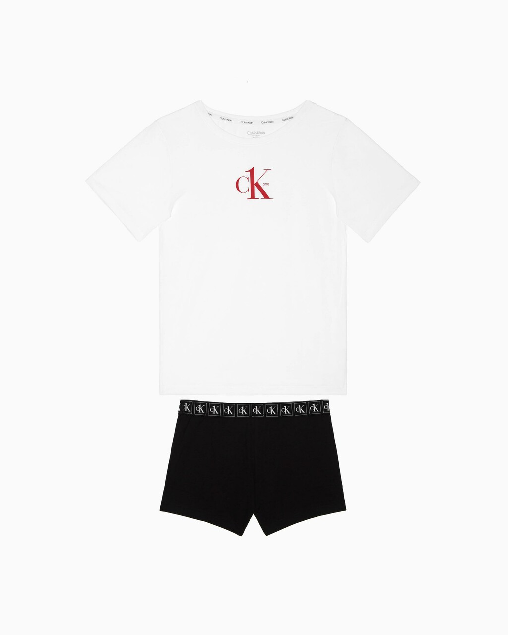 CK ONE WEEKEND PYJAMA SET, PVHWHITE/W/PVHBLACK, hi-res