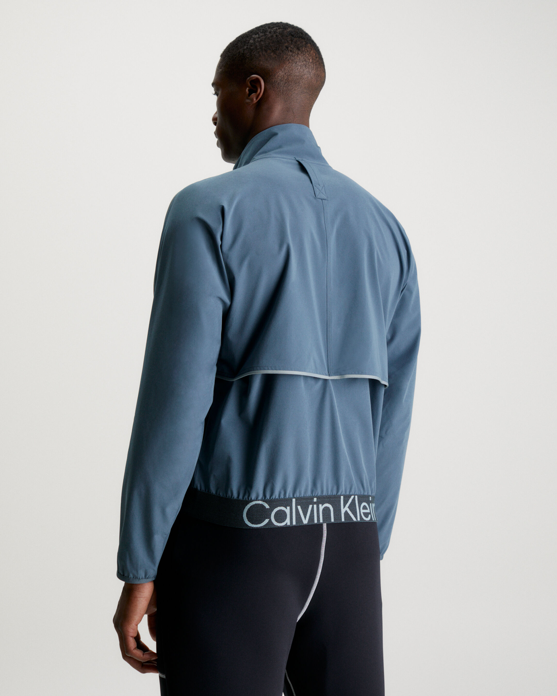 Technical Stretch Windbreaker blue Calvin Klein Singapore