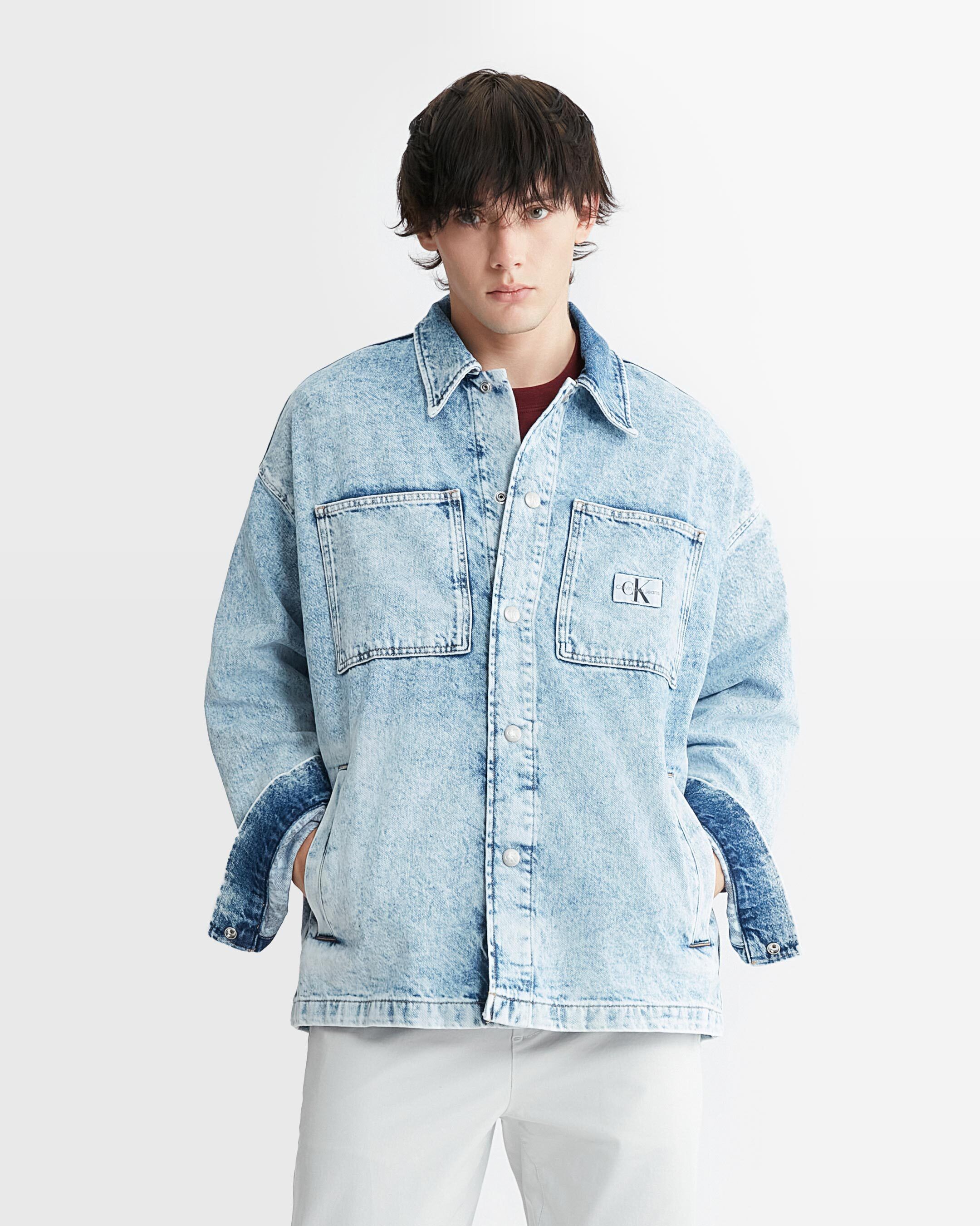 Oversized jeans 2025 jacket men