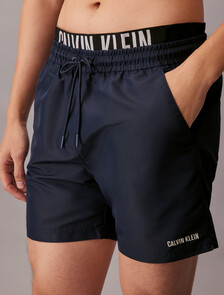 Double Waistband Swim Shorts - Intense Power, Shoreline, hi-res
