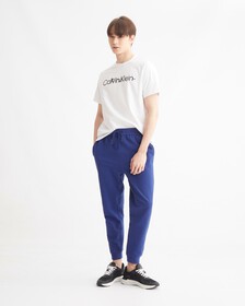 ESSENTIALS LOGO GRAPHIC TEE, BRIGHT WHITE, hi-res