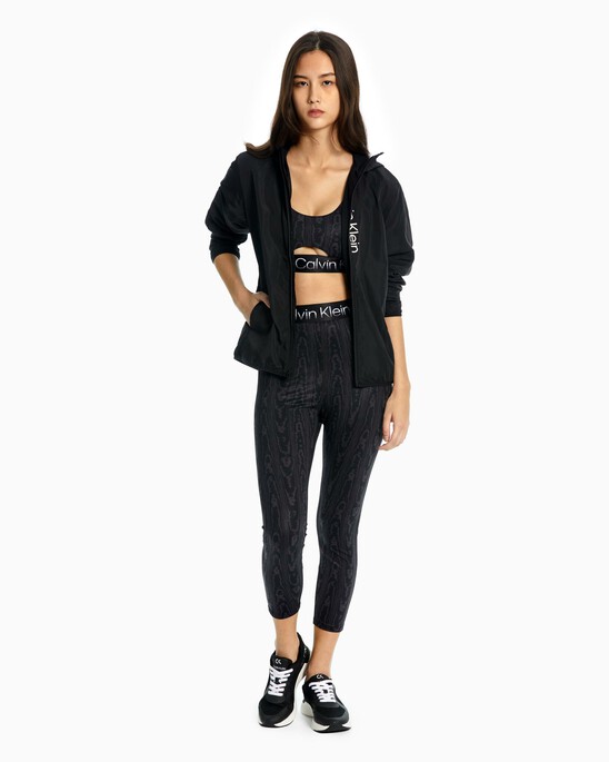 Moiré Cropped Leggings