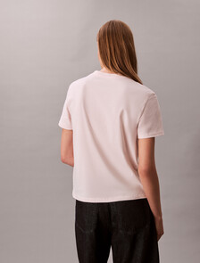Glossy Metallic Logo T-shirt, Tender Blush, hi-res