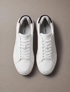 CK Monogram Chunky Cupsole Sneakers, Bright White/Black/Light Grey, hi-res