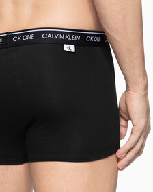 CK One Cotton Trunks, Black, hi-res