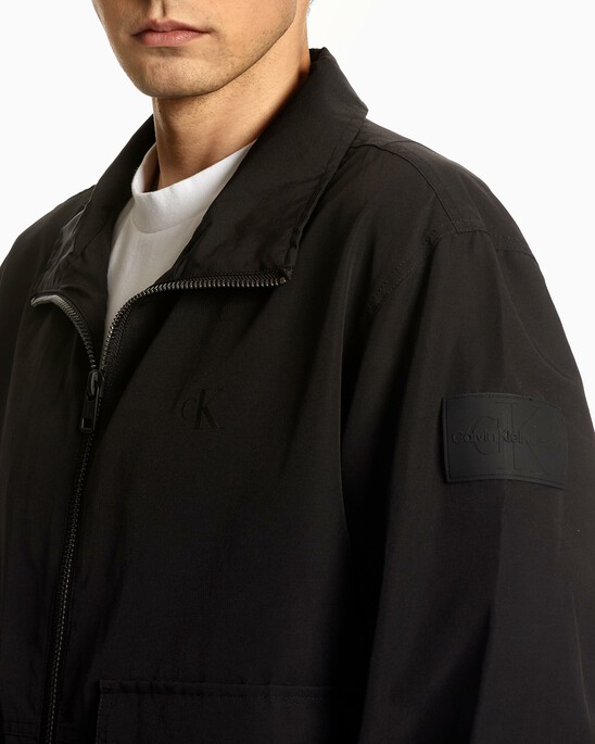 STAND COLLAR BOMBER JACKET