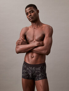 CK Black Print Low Rise Trunk, MESH SHADOWS_BLACK, hi-res