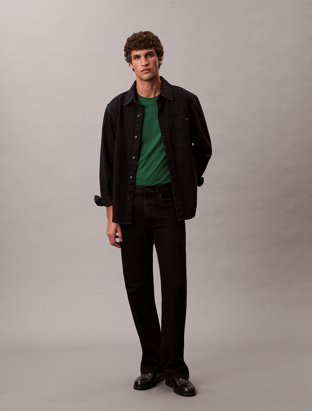 Solid Liquid Touch Crewneck Tee, Miami Green, hi-res