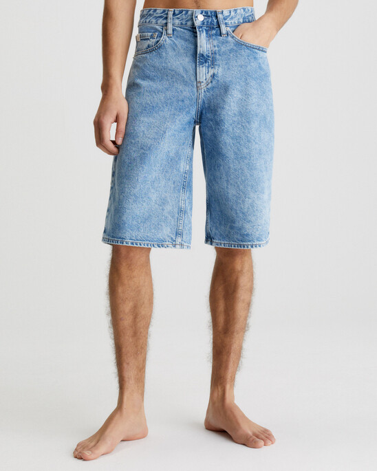 90s Loose Relaxed Denim Carpenter Shorts