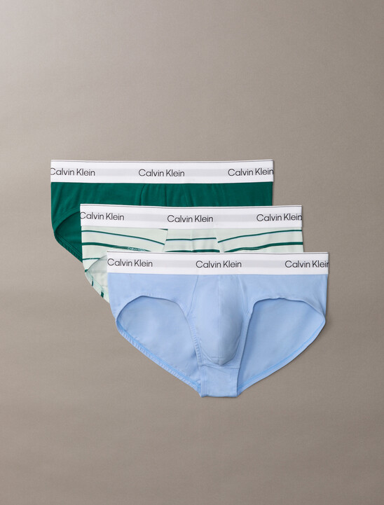 Icon Cotton Stretch Hip Briefs 3 Pack