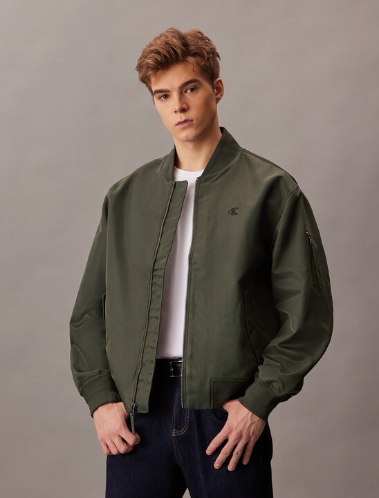 Nylon Bomber Jacket