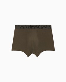 Embossed Icon Microfiber Low Rise Trunks, Grey Sky, hi-res