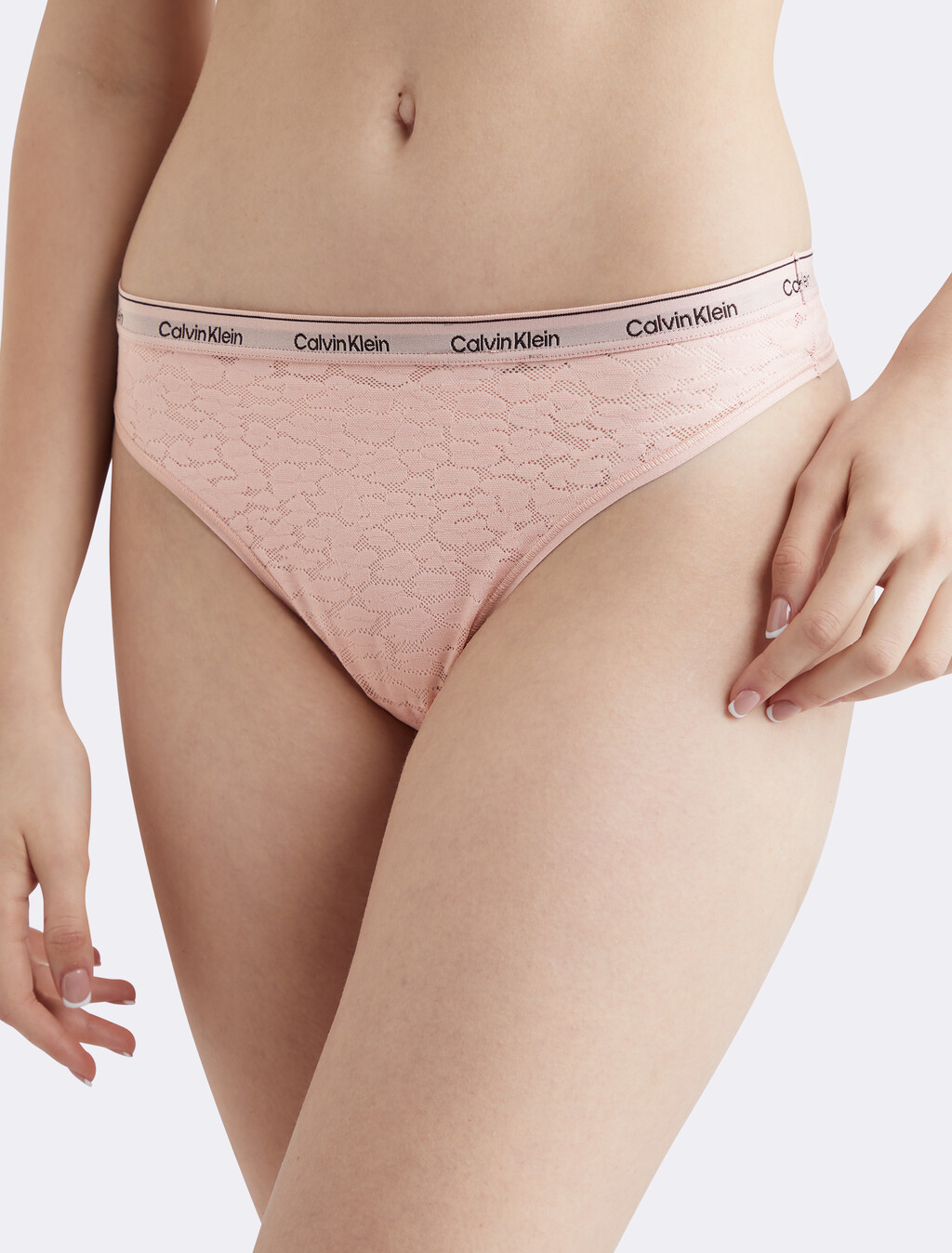 Lace High Leg Thong, Subdued, hi-res