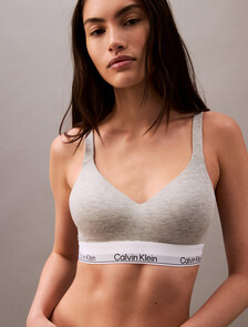 Icon Cotton Lift Bralette, Grey Heather, hi-res