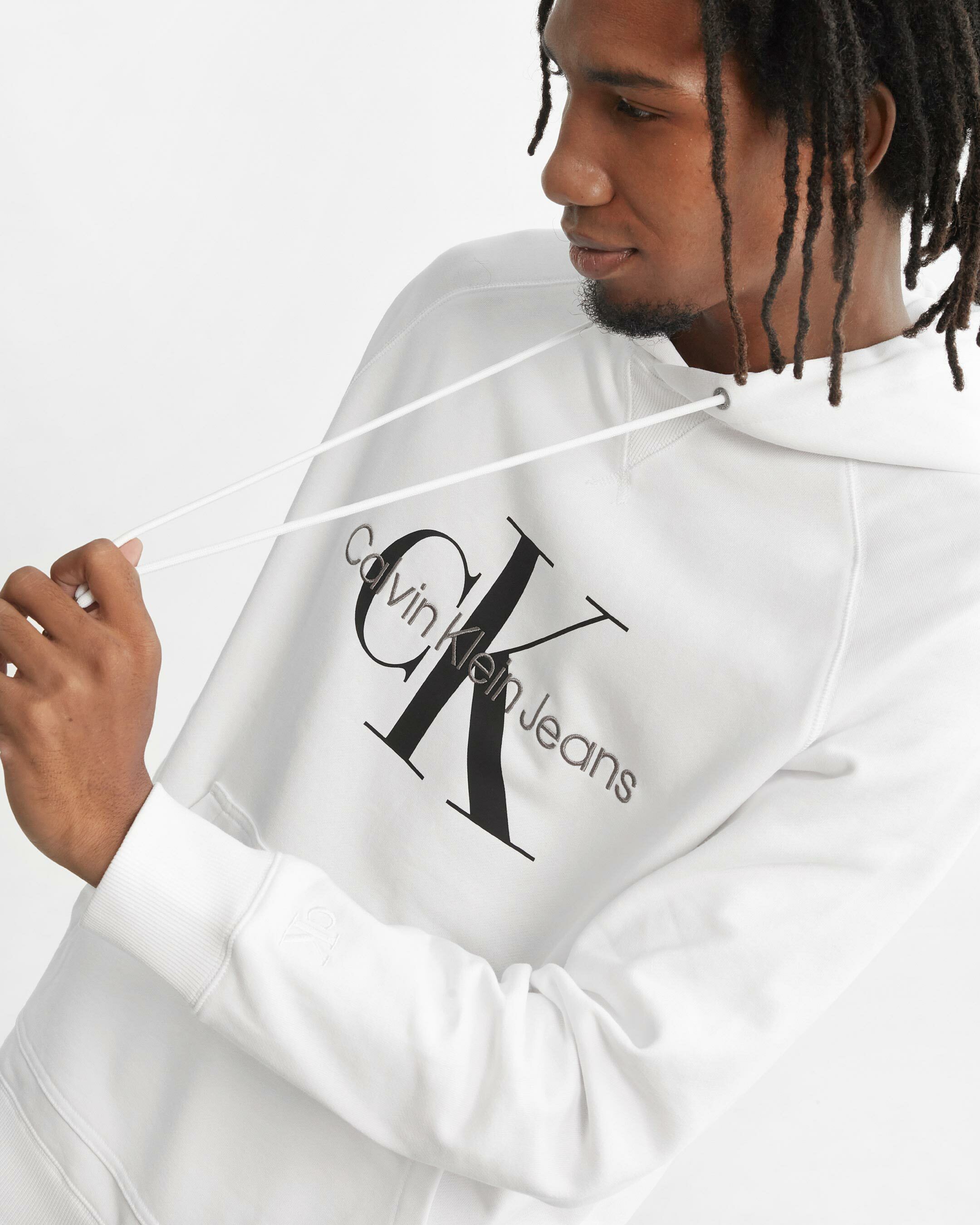 Calvin klein white hoodie online