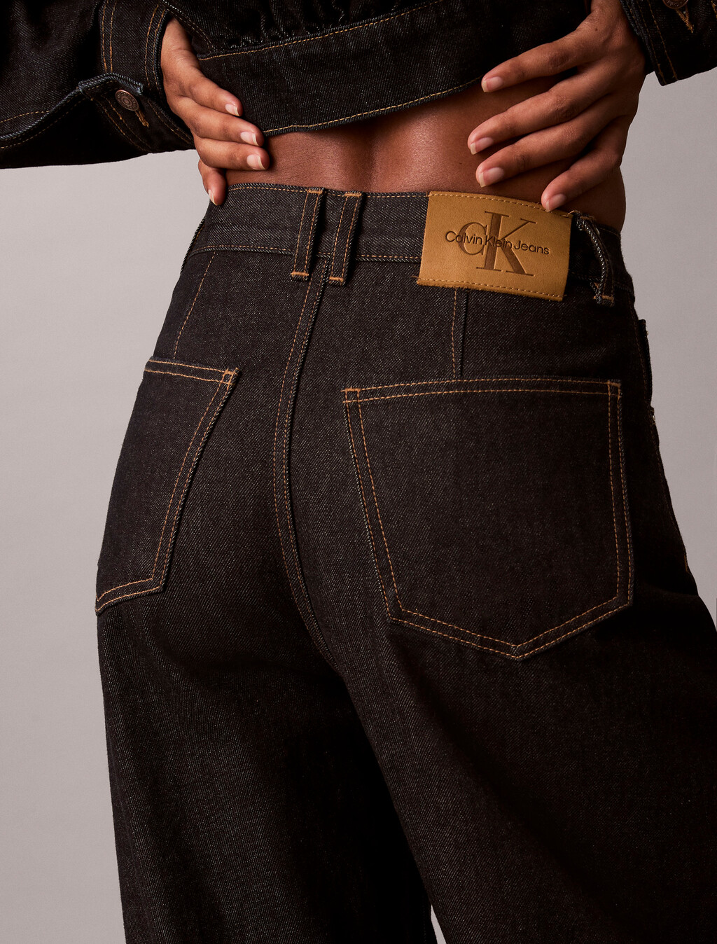 High Rise Barrel Jeans, RESIN RINSE, hi-res