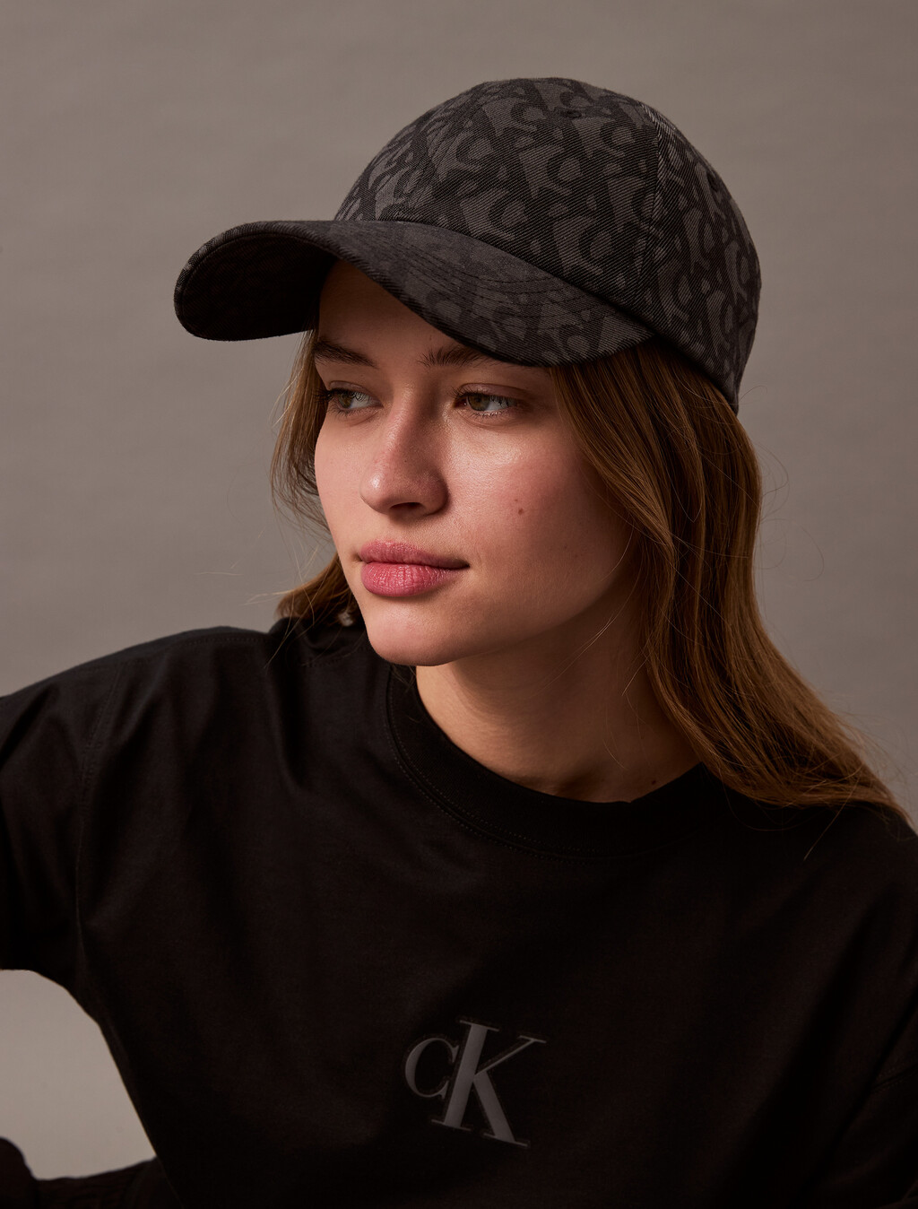 Logo Jacquard Cap, Black, hi-res