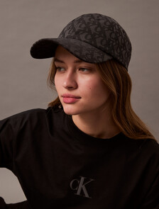 Logo Jacquard Cap, Black, hi-res
