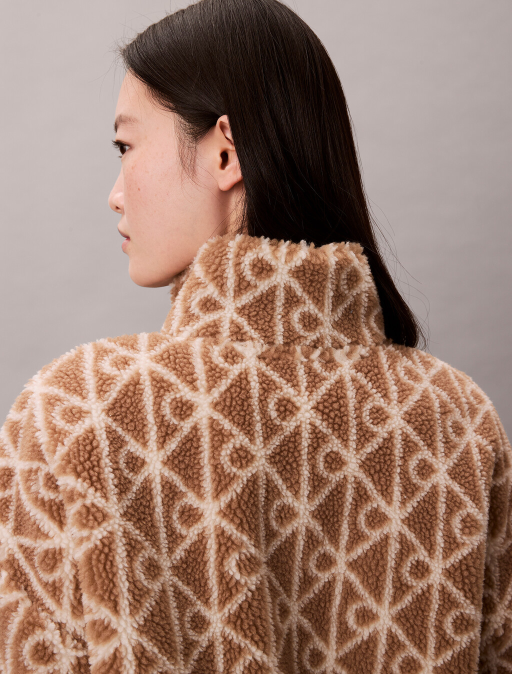 Emblem Sherpa Jacket, Amphora Combo, hi-res