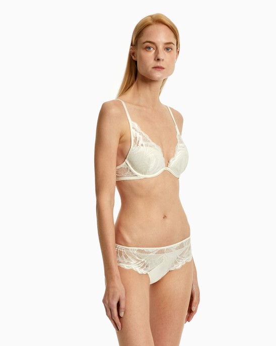 CK Black Bridal Lightly Lined Plunge Bra