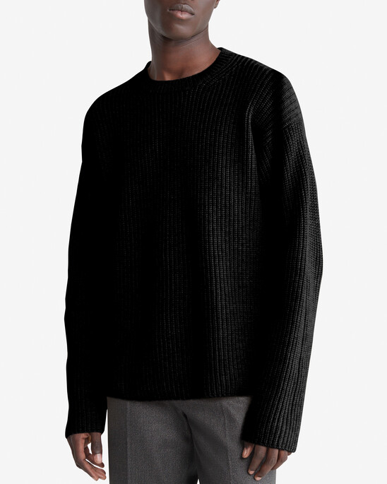 Standards Ribbed Crewneck Sweater