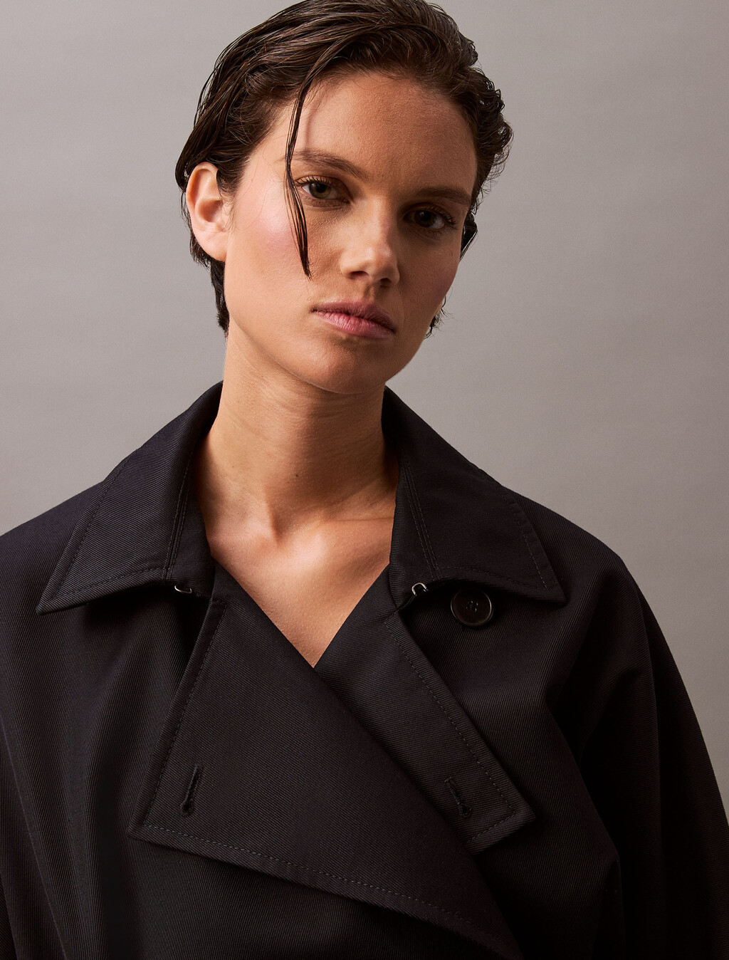 Wool Twill Trench Coat, Vulcan var.566, hi-res
