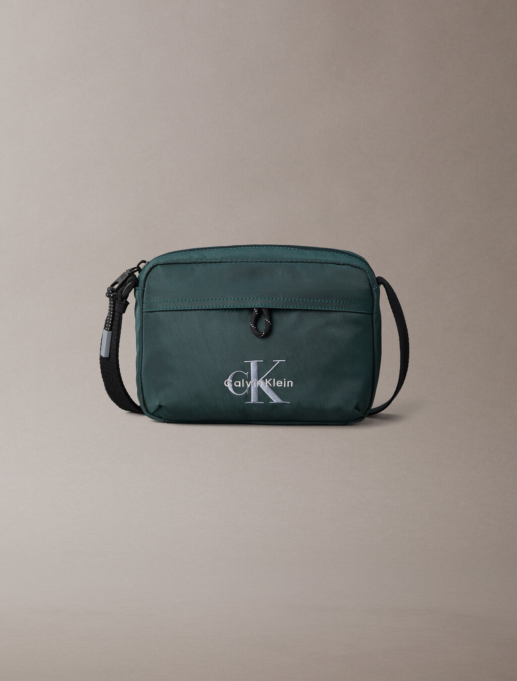 Bold Logo Nylon Camera Bag, Dark Teal, hi-res