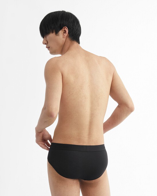 CK Black Ultra Soft Cashmere Hipster Briefs