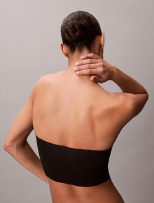 Longline Wirefree Bandeau - Invisibles, Black, hi-res