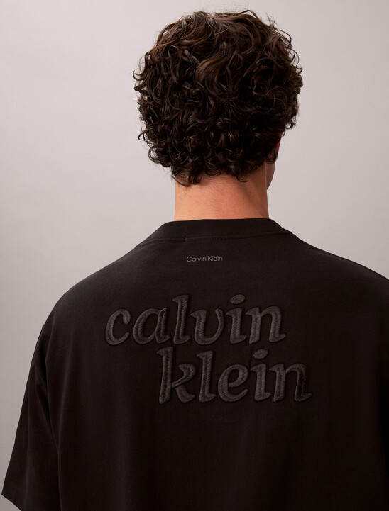 Relaxed High Pile Logo Tee