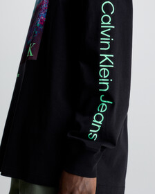 Photo Print Long Sleeve T-Shirt, Ck Black, hi-res
