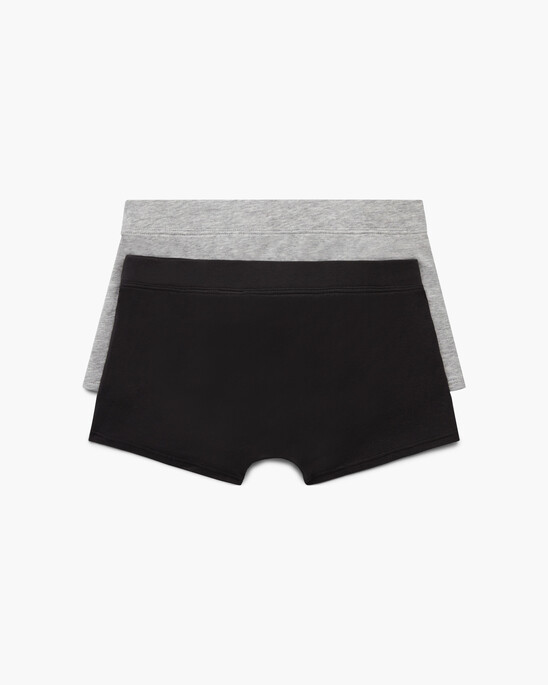 Boys 2 Pack Modern Cotton Trunks