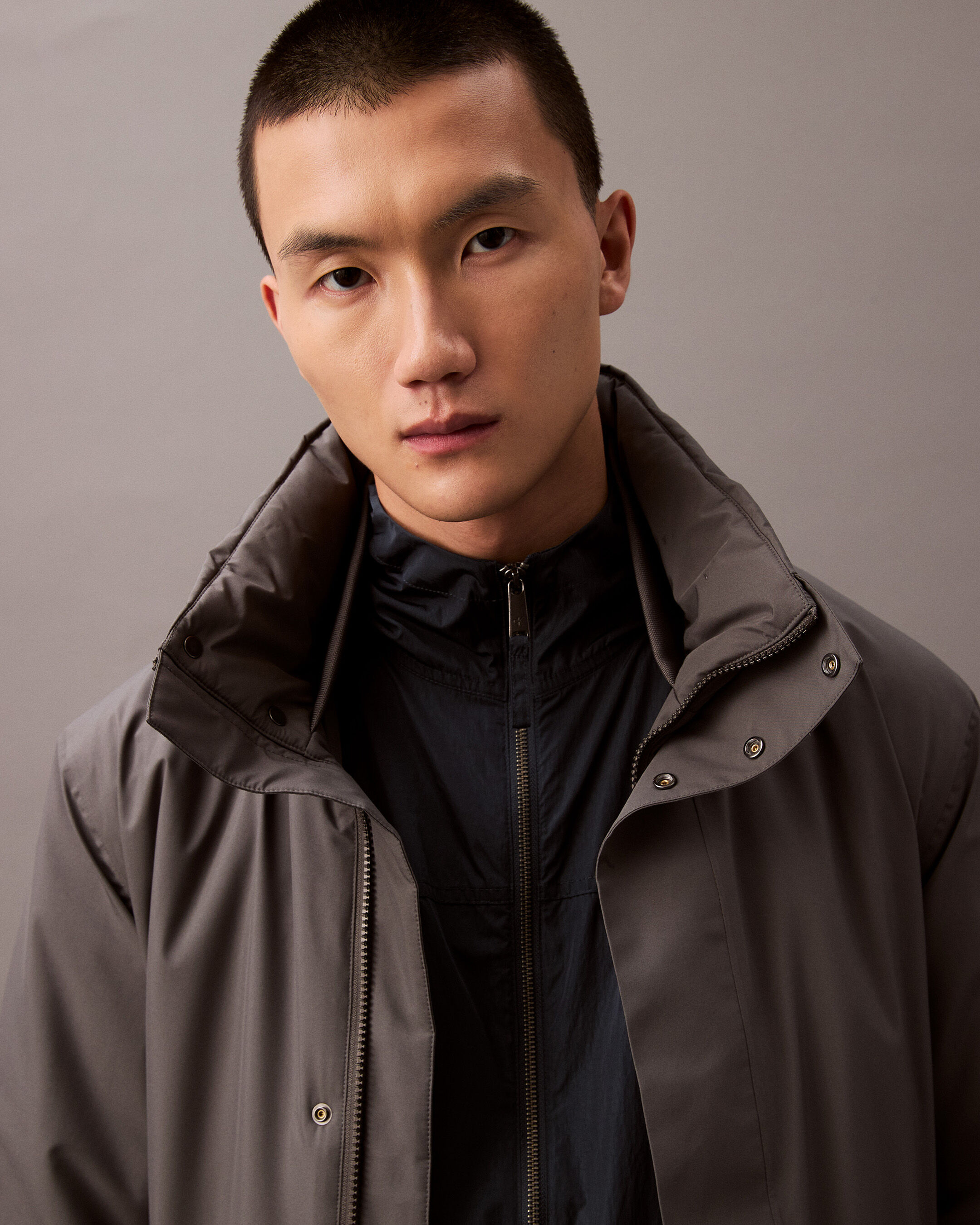 Calvin klein mid length down coat store